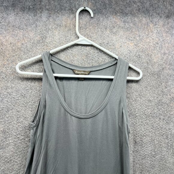 Tommy Bahama Tank Dress Women Small Gray Sleeveless Stretch Soft Jersey Pencil - Picture 7 of 11